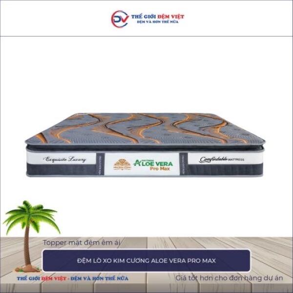 Đệm lò xo Kim Cương Aloe Vera Pro Max 2